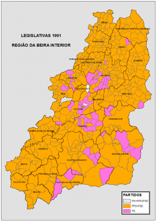 BEIRA INTERIOR: LEGISLATIVAS 1991